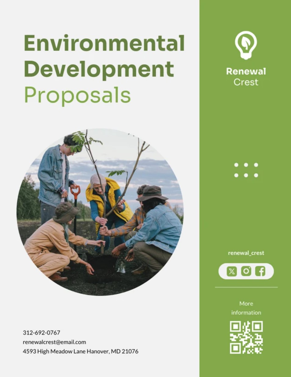 Environmental Development Proposal Template