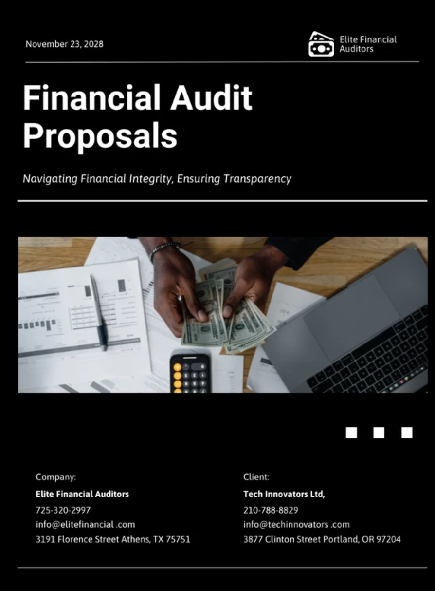 Financial Audit Proposal Template