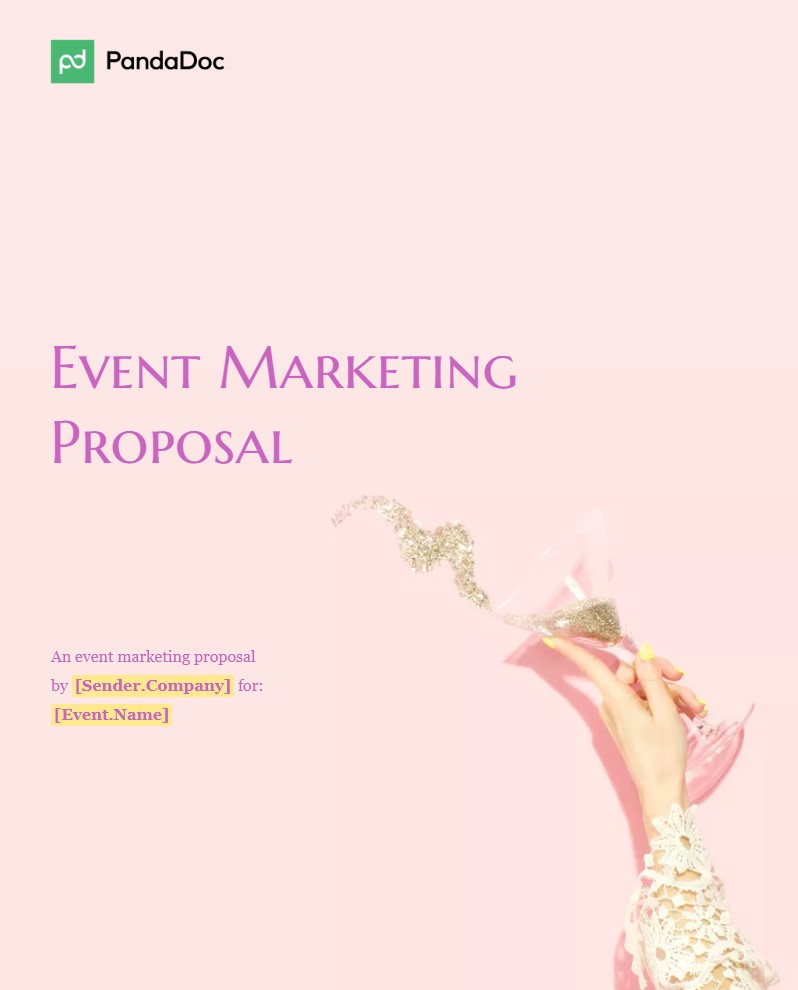 event marketing proposal