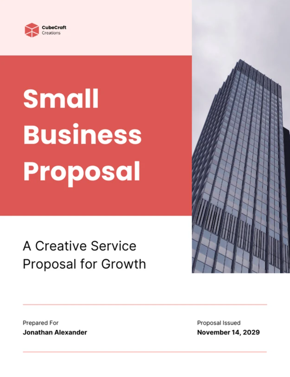Small Business Proposal
