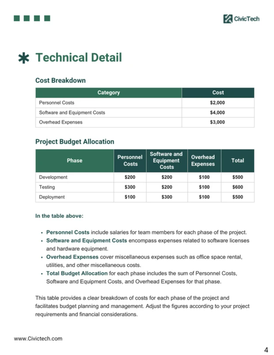 technical project proposal template